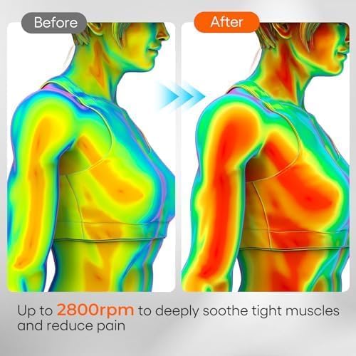 Massage Gun with Extended Handle - مسدس تدليك بمقبض ممتد