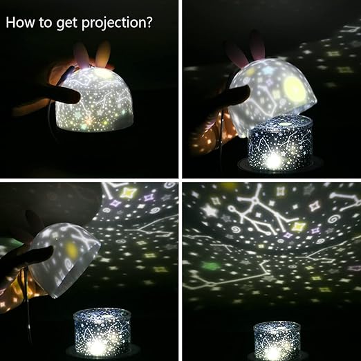 Rabbit Projector Lamp - مصباح بروجيكتور على شكل أرنب