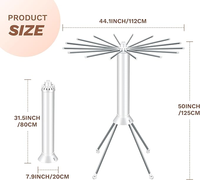 Portable Clothes Drying Rack - رف تجفيف الملابس المحمول