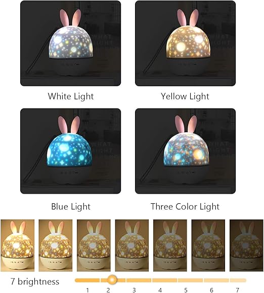 Rabbit Projector Lamp - مصباح بروجيكتور على شكل أرنب