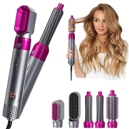 Hot Hair Brush 5 in 1 – فرشاة الشعر الساخنة 5 في 1