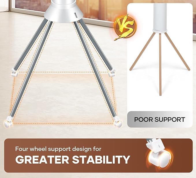 Portable Clothes Drying Rack - رف تجفيف الملابس المحمول