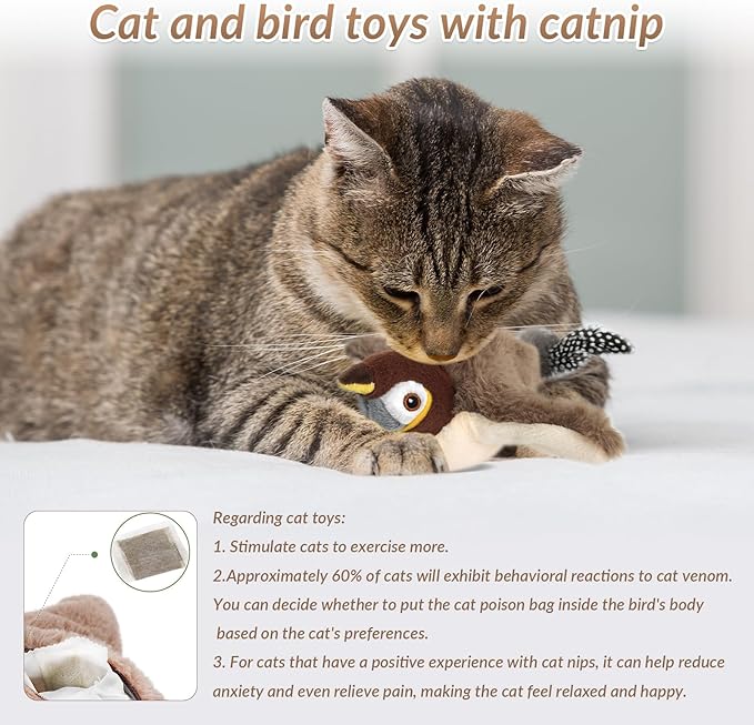 Flying Bird Cat Toy - لعبة القطة الطائر