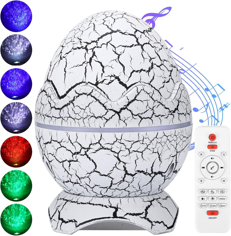 Dinosaur Egg LED Star Projector - جهاز عرض نجمة LED على شكل بيضة ديناصور
