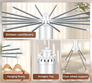 Portable Clothes Drying Rack - رف تجفيف الملابس المحمول