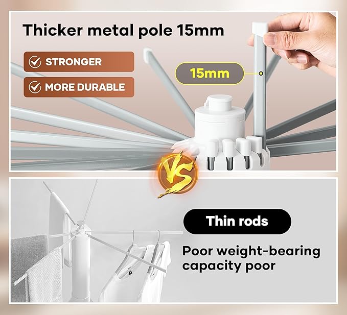 Portable Clothes Drying Rack - رف تجفيف الملابس المحمول