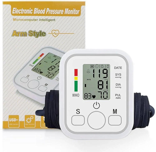 Electronic Blood Pressure Monitor - جهاز مراقبة ضغط الدم الإلكتروني