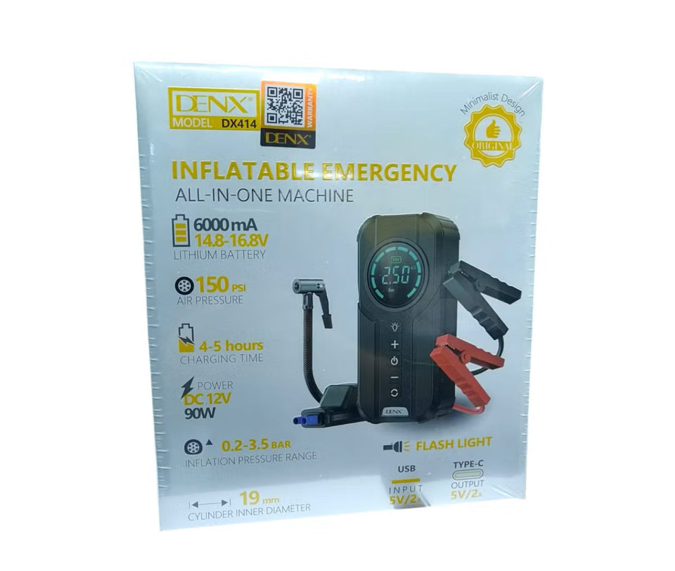 4 in 1 Portable Car Jump Starter – جهاز تشغيل سيارة محمول 4 في 1