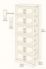 5 STOREY STORAGE CABINATE- دولاب تخزين 5 طوابق
