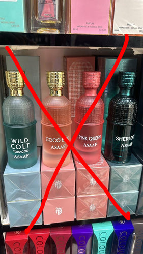 Wild Colt Tobacco Asaaf , Coco Erik Asaaf , Pink Queen Asaaf , Sherlock Asaaf ( Price of 1 piece ) (Copy)