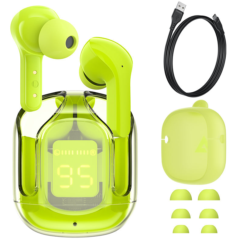 T6 Crystal Wireless Earphones – سماعات كريستال لاسلكية T6