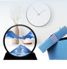 Blue Hourglass decor - ديكور الساعة الرملية الزرقاء